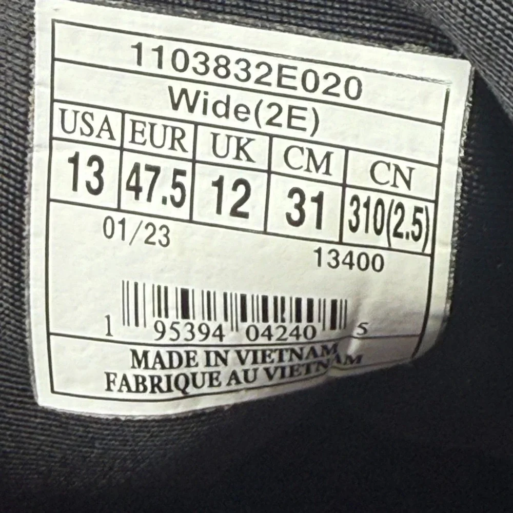 Brooks‎ Glycerin GTS 20 Men's Size 13 Wide 2E Black Running Shoes Sneakers